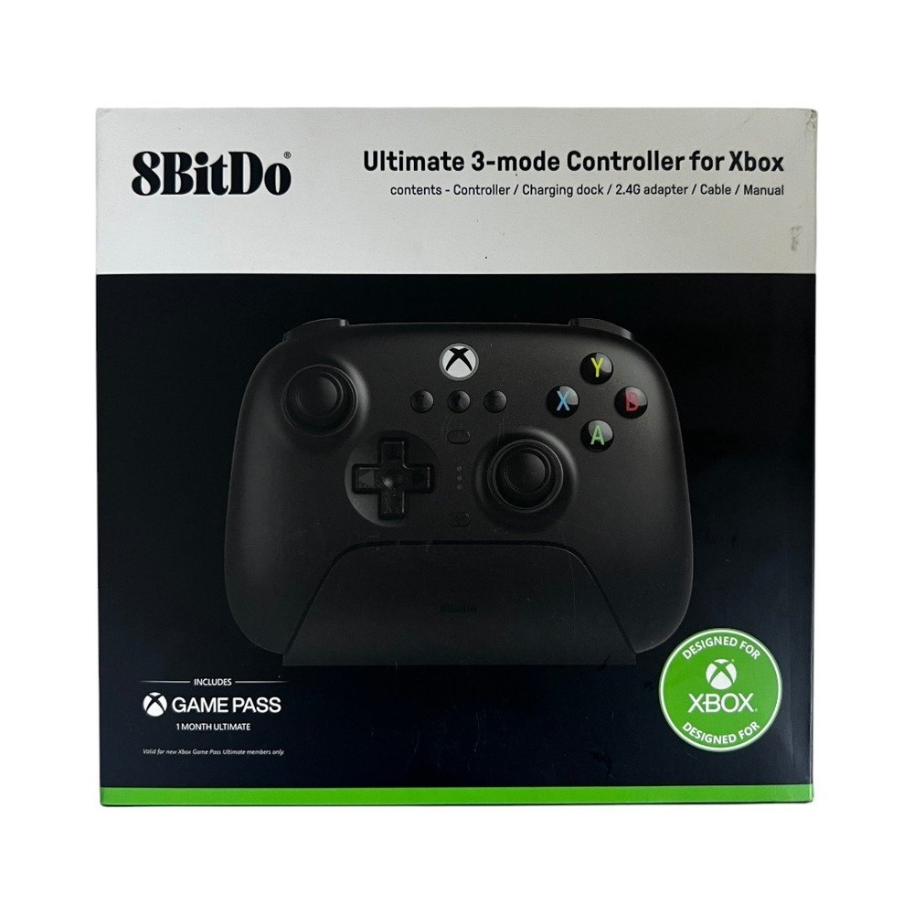 NEW 8BitDo Ultimate 3-mode Controller for Xbox Hall Effect Charging Dock Black